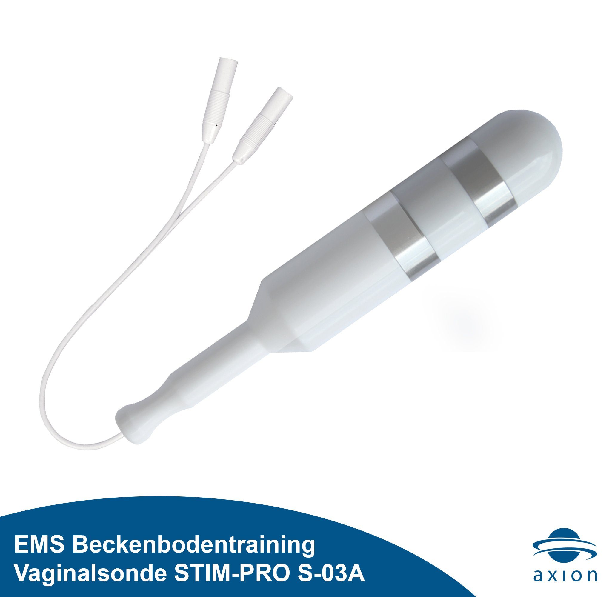 Axion Beckenboden-Elektrostimulationsgerät Vaginalsonde STIM-PRO 3 zur EMS- Behandlung von Inkontinenz, (EMS Gerät erforderlich)