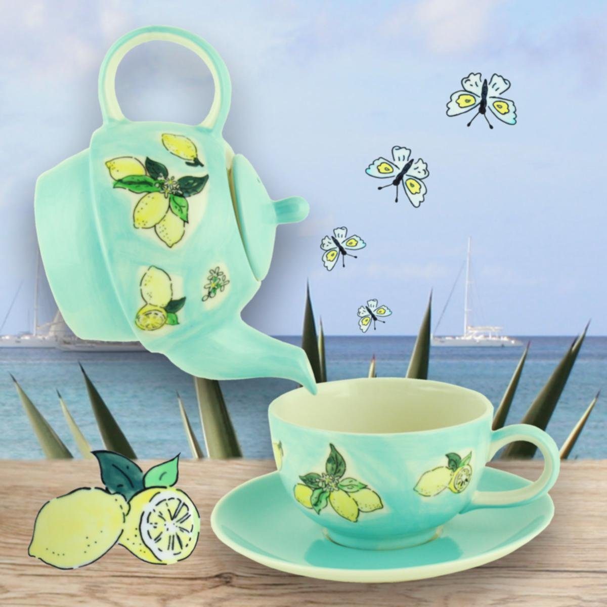 Teekanne One Limone, (Set) l, Mila Mila Tee-Set Keramik 0.4 Tea Tutto for
