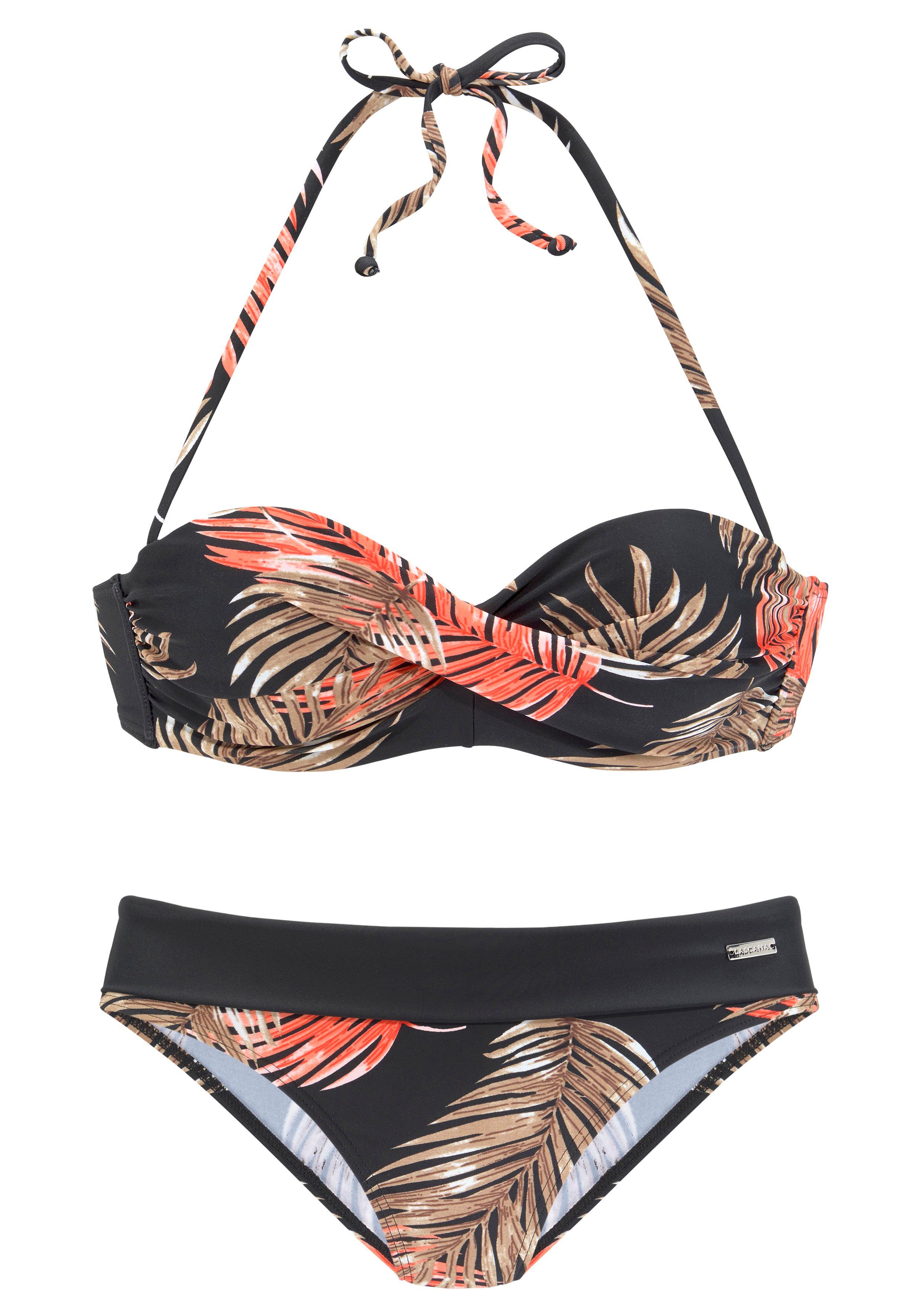 LASCANA Bügel-Bandeau-Bikini mit abnehmbare Träger günstig online kaufen