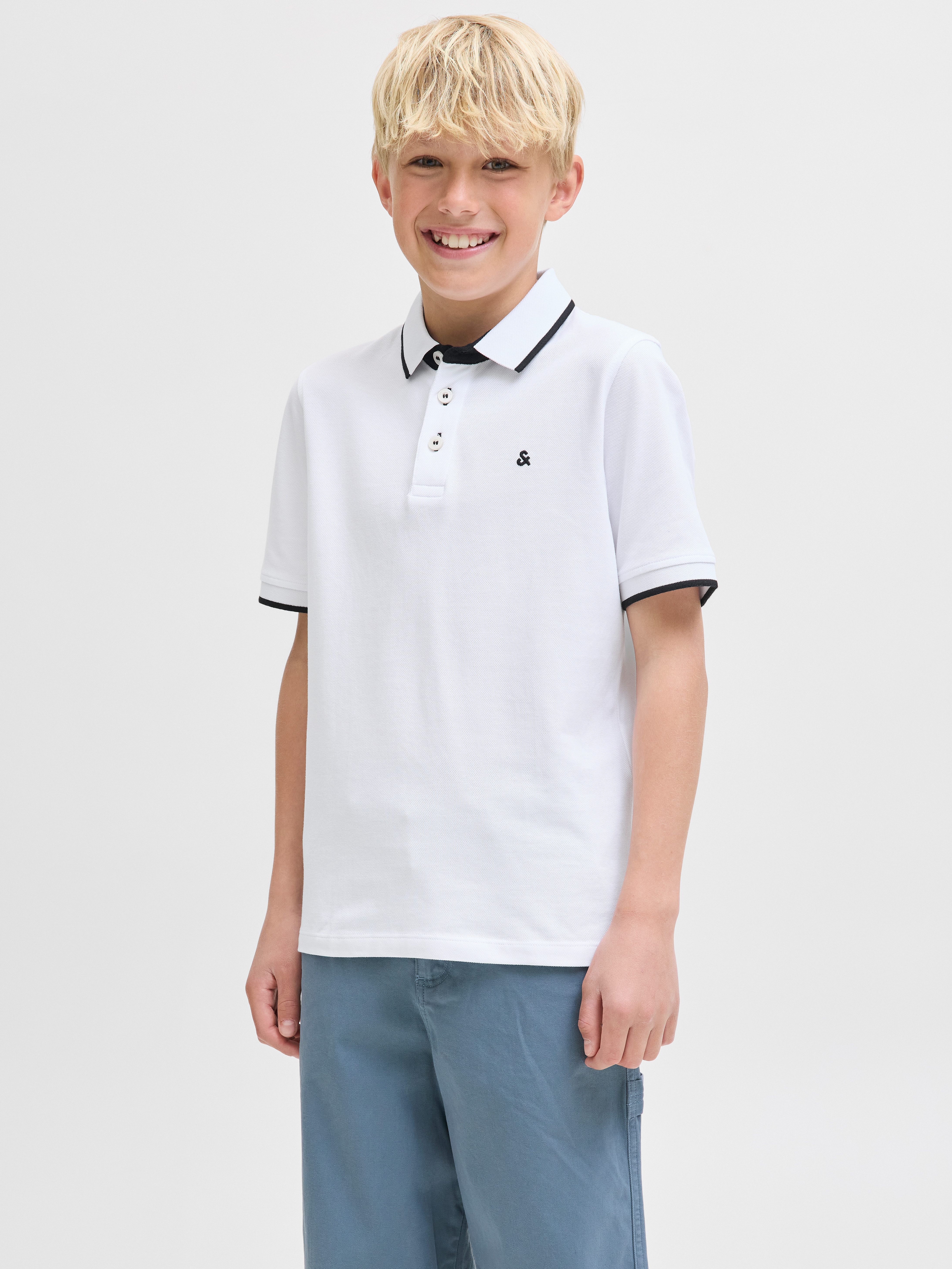 Jack & Jones Junior Poloshirt JJEPAULOS POLO SS NOOS JNR