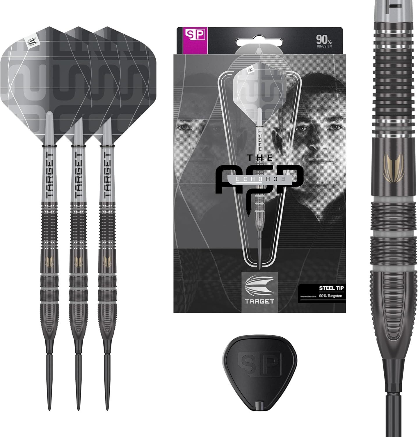 TARGET DARTS Dartpfeil Nathan Aspinall Echo 90% Tungsten Steel Tip Swiss Point,  22G