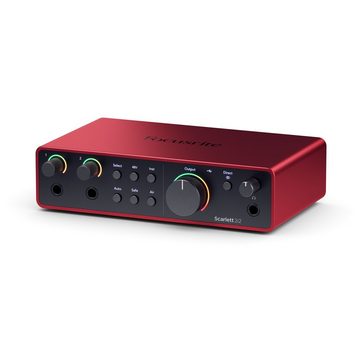 Focusrite Digitales Aufnahmegerät (Scarlett 2i2 4th Gen USB Audio Interface - USB Audio Interface)