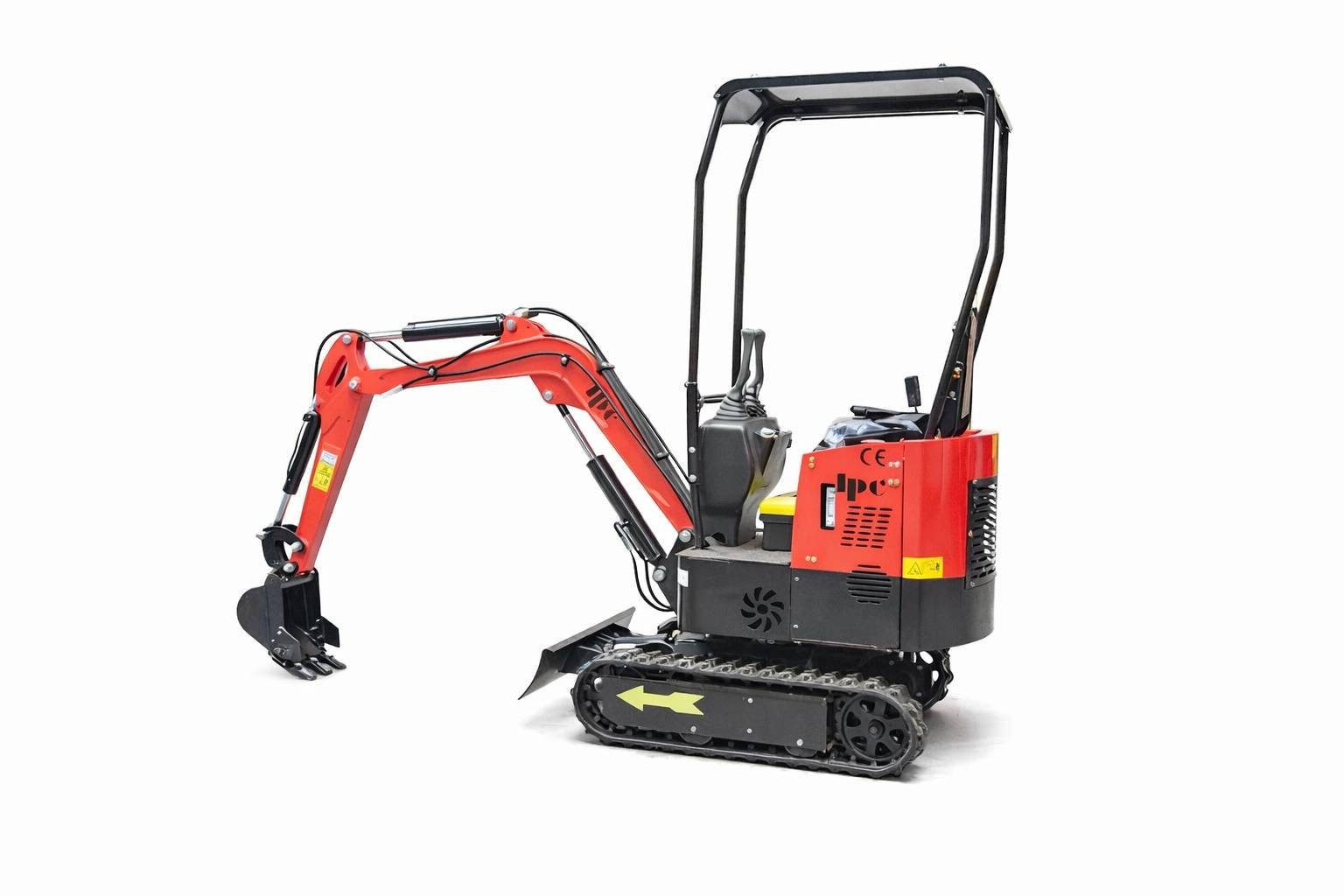 Teico Minibagger HT12 Minibagger 1,0t – Rot – Baujahr 2025 – KOOP Dieselmotor 12PS