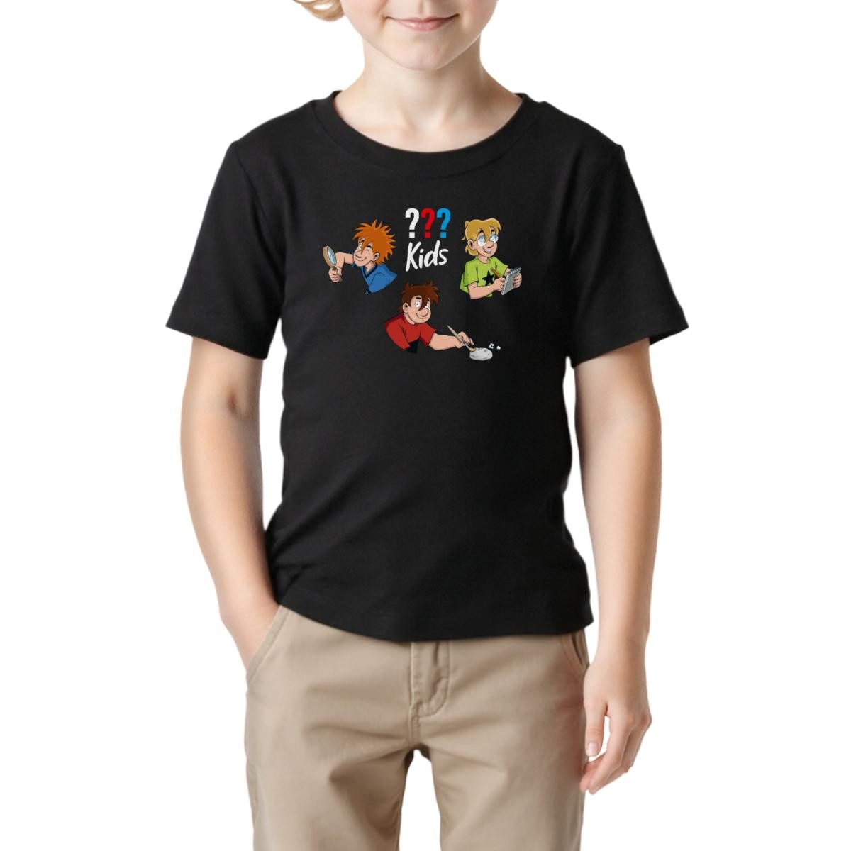 T-Shirt Die Drei Fragezeichen Kids Detektive Kinder Basic T-Shirt