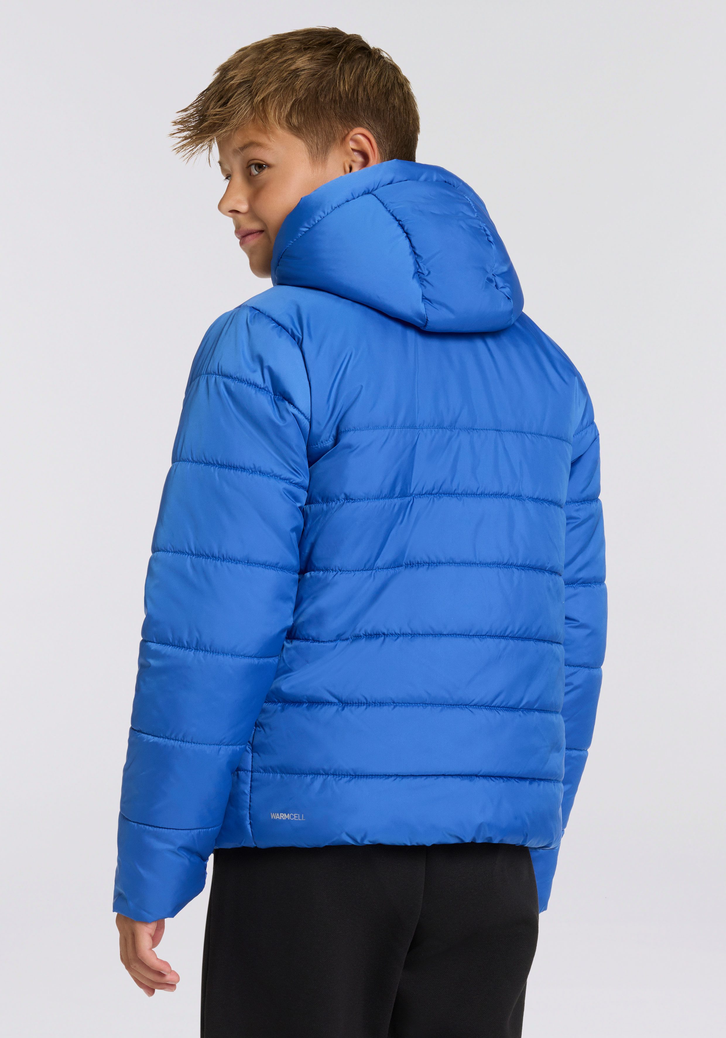 PUMA Winterjacke ESS HOODED PADDED JACKET mit Kapuze, entspannte Passform
