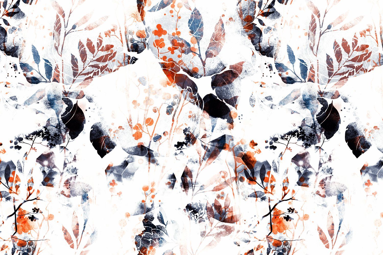 Herdspritzschutz queence Spüle, Alu-Dibond für Spritzschutz Silhouetten Wandschutz Herd - Pflanzen Blumen cm & - 60x40x0,3 (1-tlg), - Hitzebeständig Küchenrückwand -