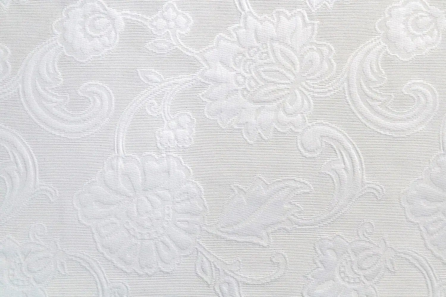 Stofferia Stoff Dekostoff Jacquard Blütenranke Ecru, Meterware