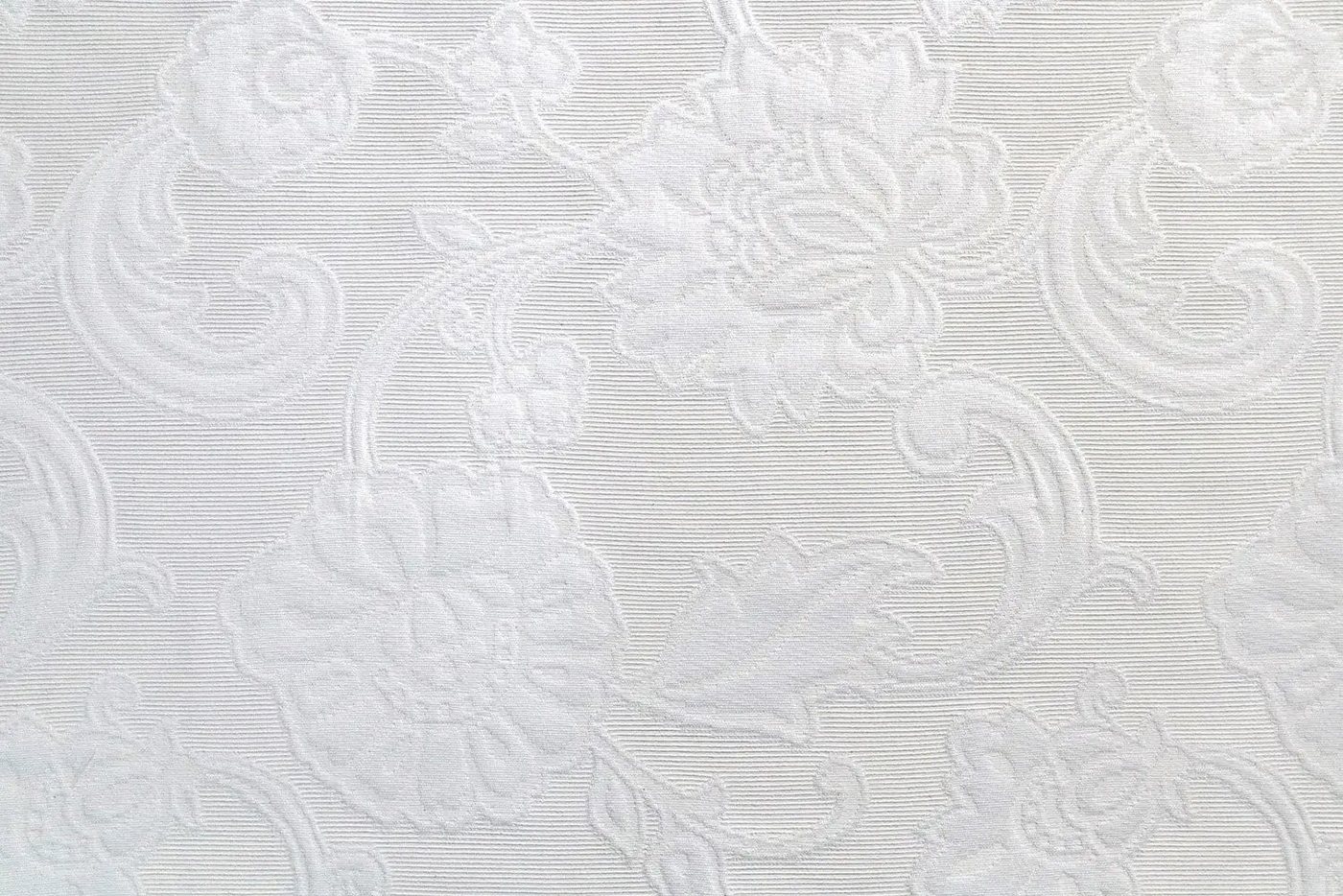 Stofferia Stoff Dekostoff Jacquard Blütenranke Ecru, Meterware