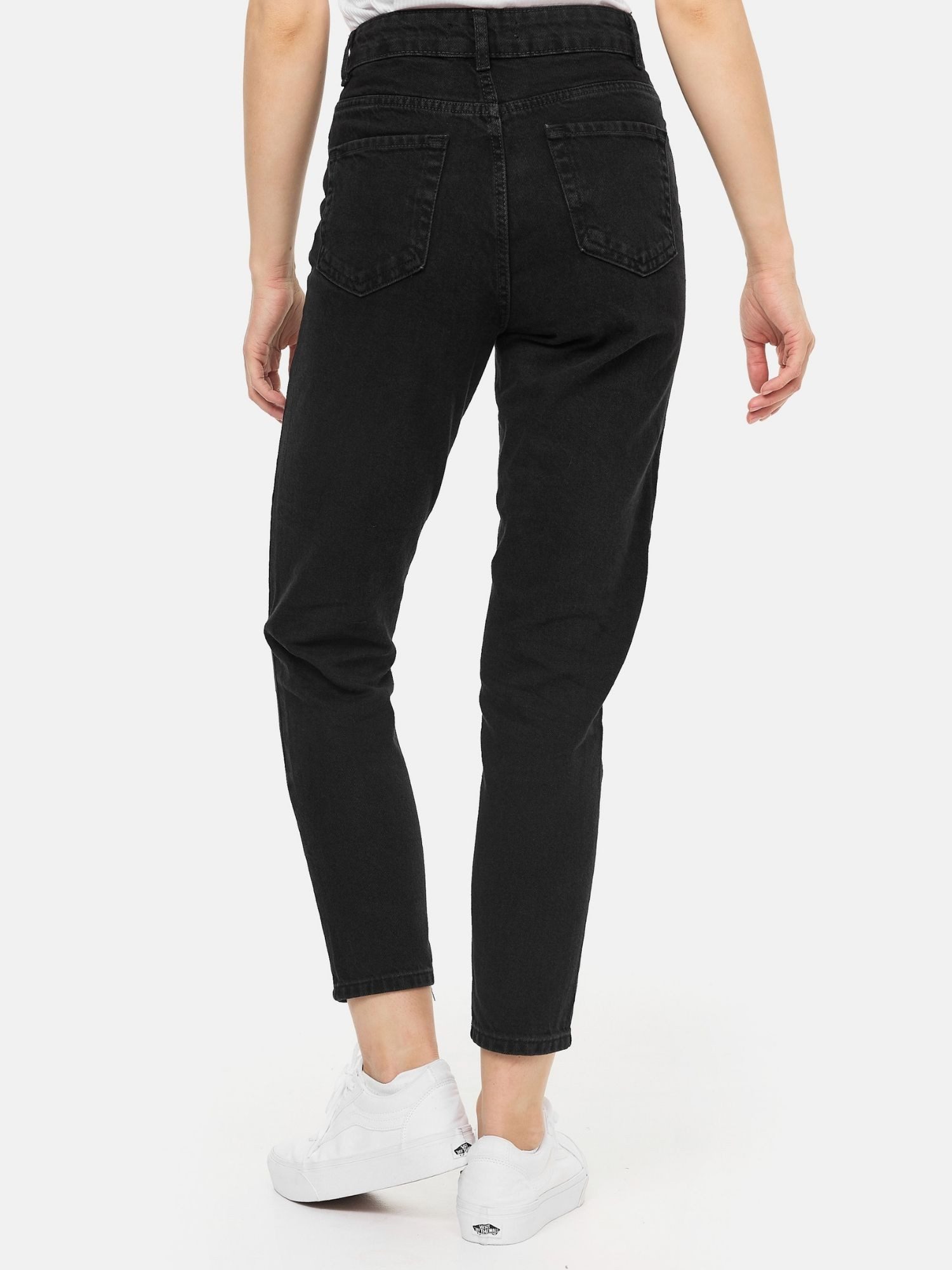 Tazzio Mom-Jeans F129 Mom Fit Schnitt, High Waist, lockere Passform, Tapered Leg
