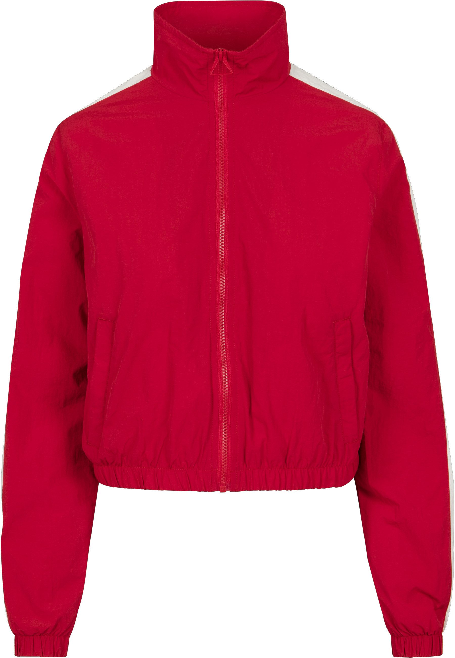 Allwetterjacke Urban Classics Damen Ladies Short Striped Crinkle Track Jacket