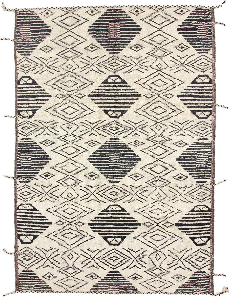 Orientteppich Berber Maroccan Design 193x278 Handgeknüpfter Moderner Orientteppich, Nain Trading, rechteckig, Höhe: 20 mm