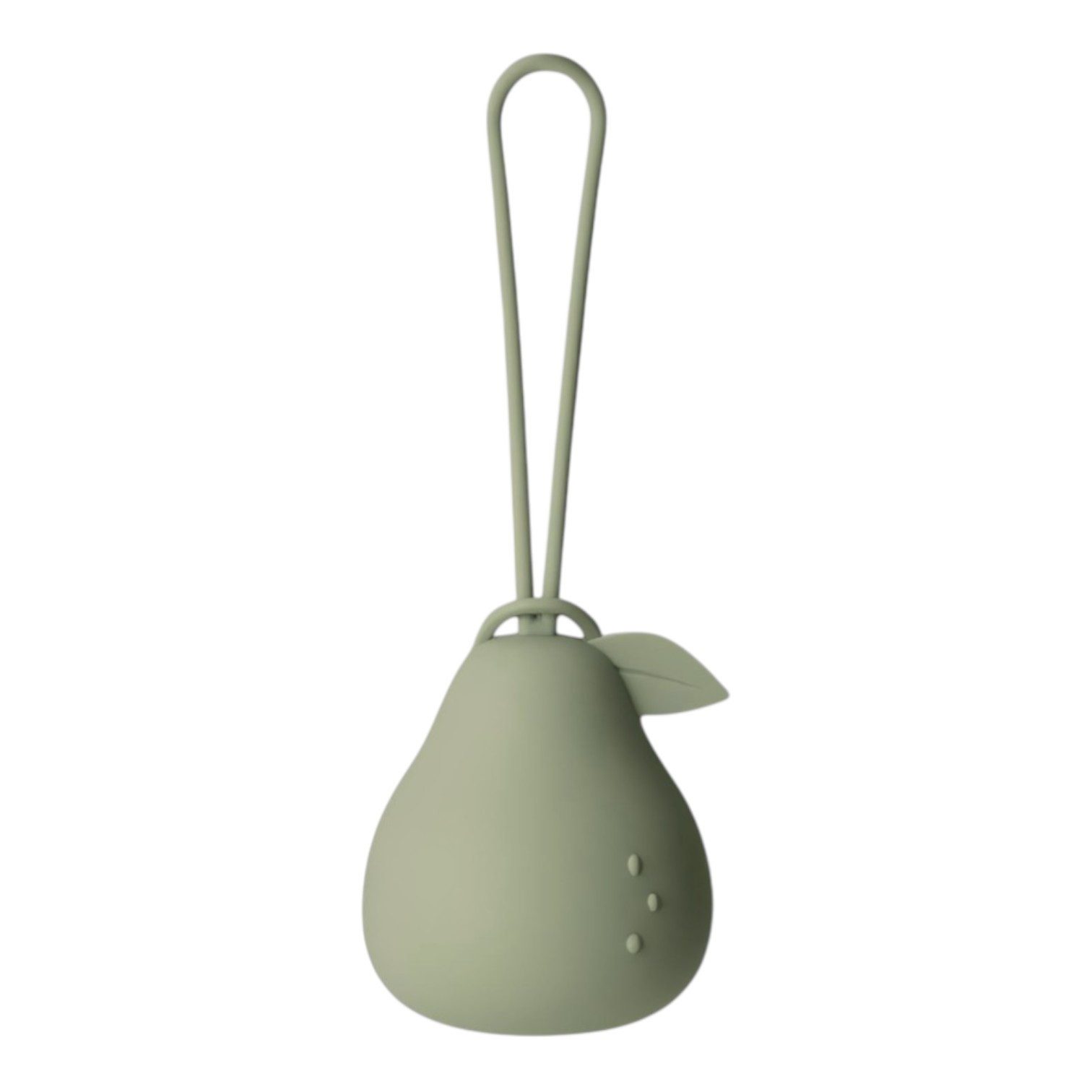 Zayno Пустушкиbefestigung Пустушкиhalter "Birnchen" aus Silikon in Grün, (Packung, 1-tlg., Hält bis zu drei Пустушки stets griffbereit), Ansprechenden Farbe und Design