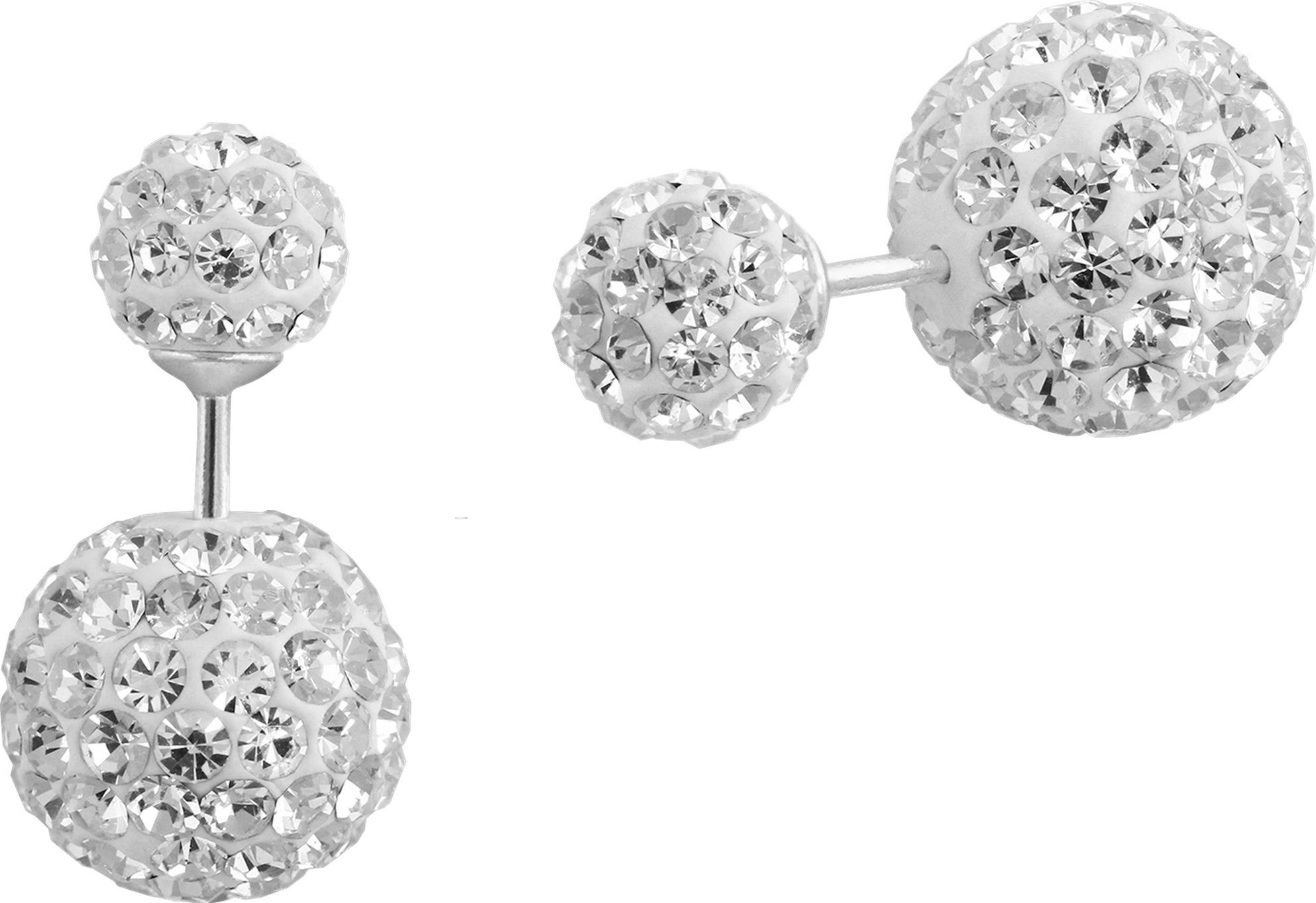SilberDream Paar Ohrstecker SilberDream Ohrringe Damen 925 Silber (Ohrstecker), Damen Ohrstecker Tribal Design aus 925 Sterling Silber, Farbe: weiß