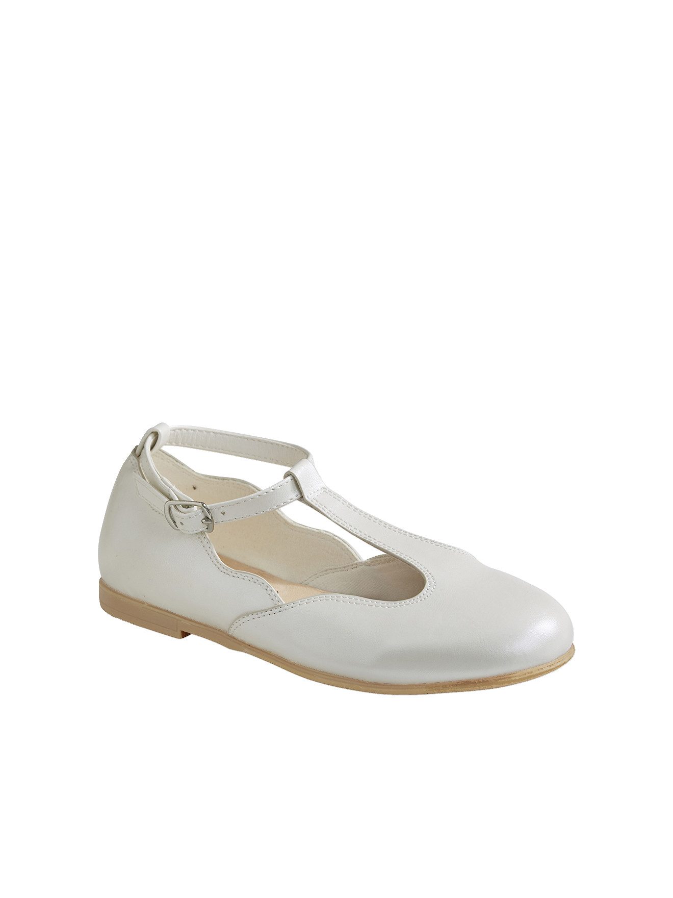 vertbaudet Mädchen Riemen-Ballerinas mit Glitzer Ballerina