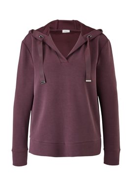 s.Oliver BLACK LABEL Sweatshirt Kapuzenshirt aus Modalmix