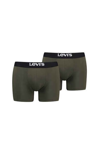 Levi's® Boxershorts MEN SOLID BASIC BOXER BRIEF ORGANIC CO 2er Pack (Set, 2-St., 2er-Pack)