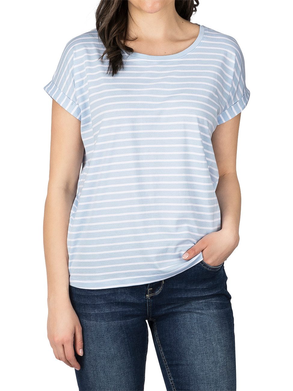 DENIMFY T-Shirt Damen Top DFSophie Regular günstig online kaufen