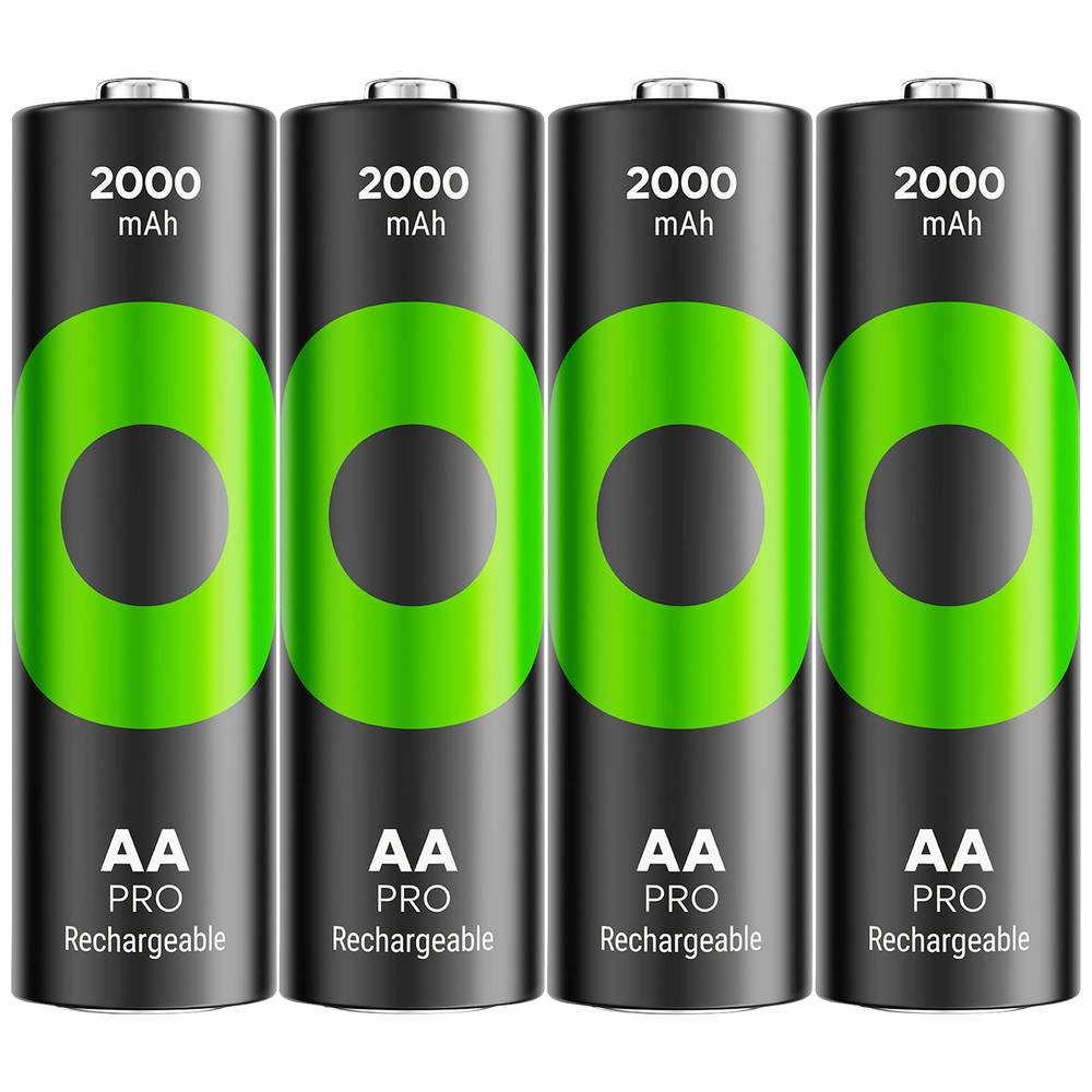 AA Akku NiMH 2000 mAh RECYKO PRO, 1.2V, 4er Akku