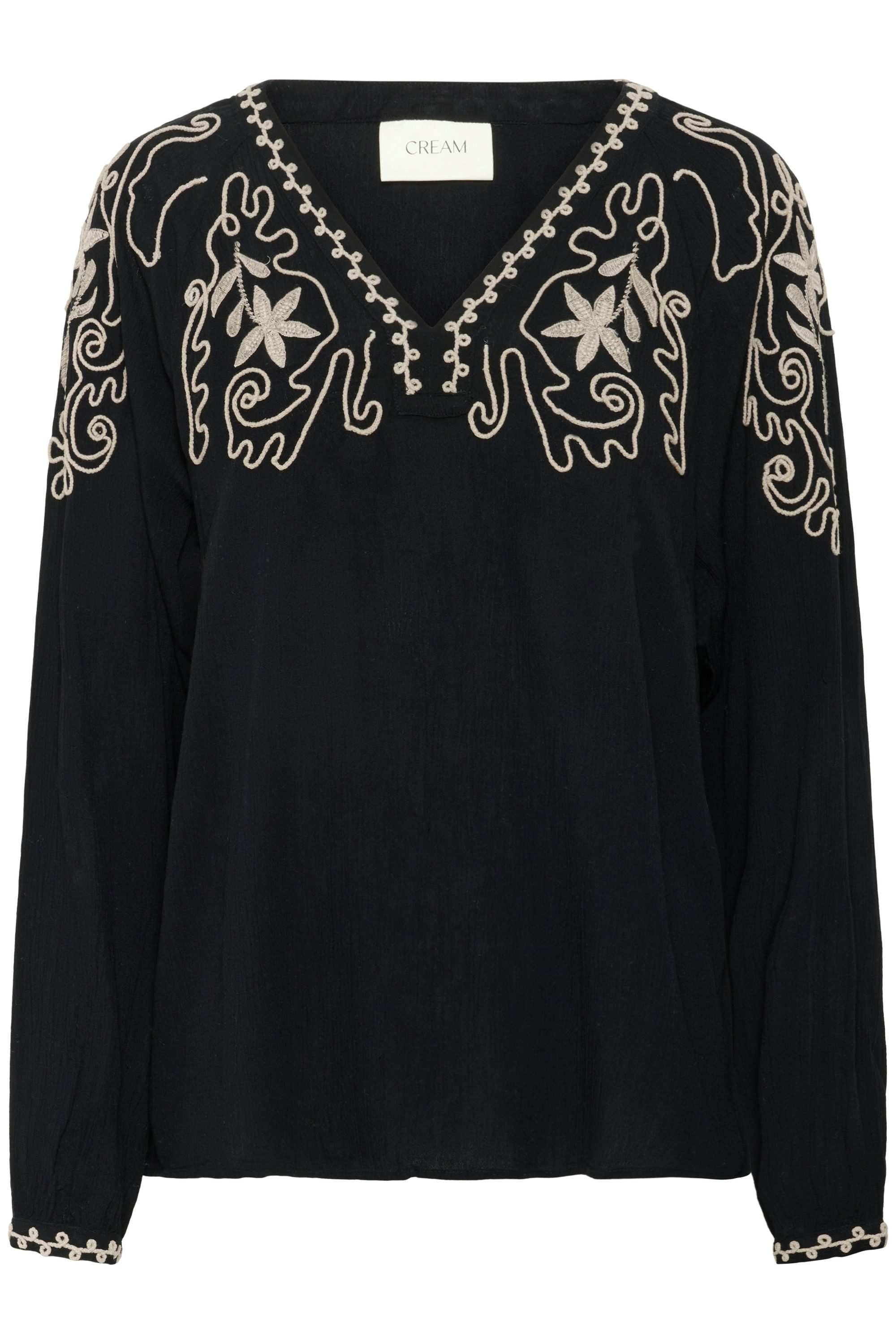 Cream Langarmbluse Langarm-Bluse CRRosine