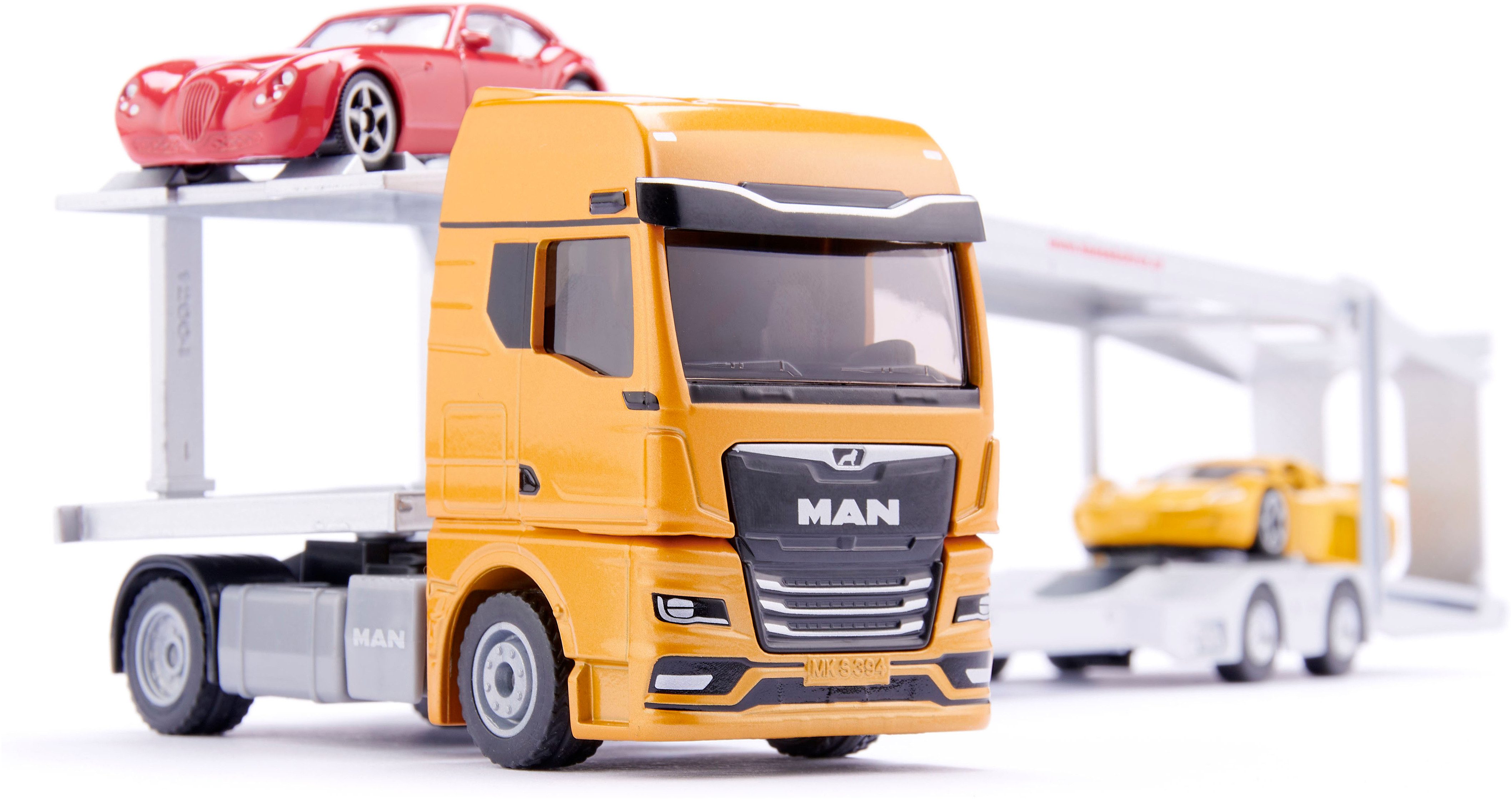Siku Spielzeug-LKW SIKU Super, MAN Autotransporter (3944)