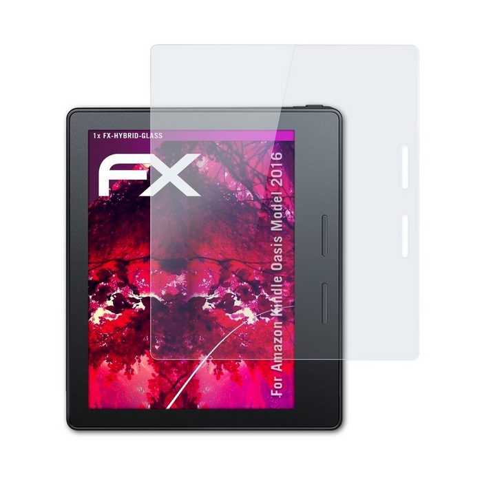 atFoliX Schutzfolie Panzerglasfolie für Amazon Kindle Oasis Model 2016 Ultradünn und superhart