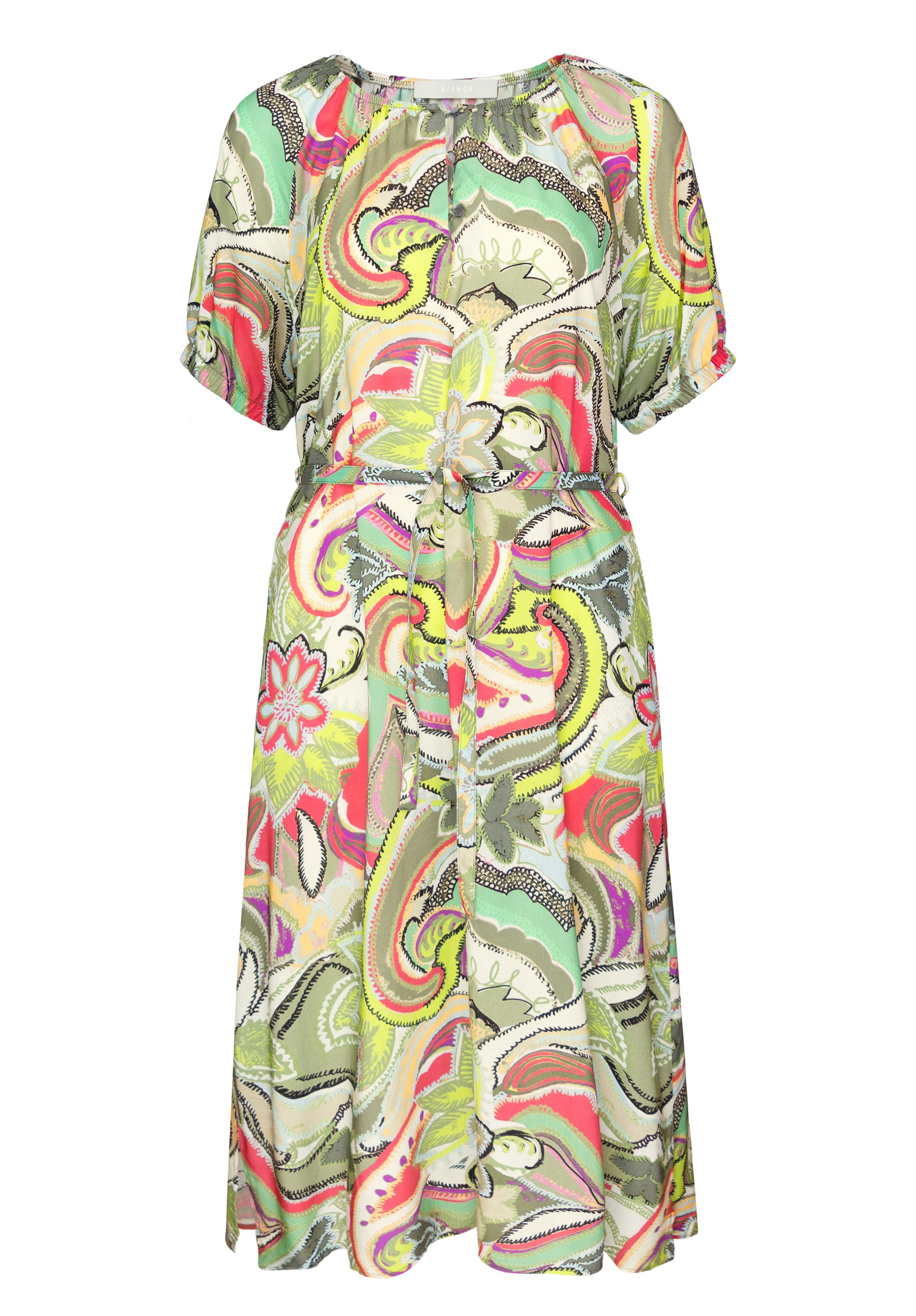 bianca Druckkleid ROSLYN aus modernem Allover-Print in Trendfarben günstig online kaufen