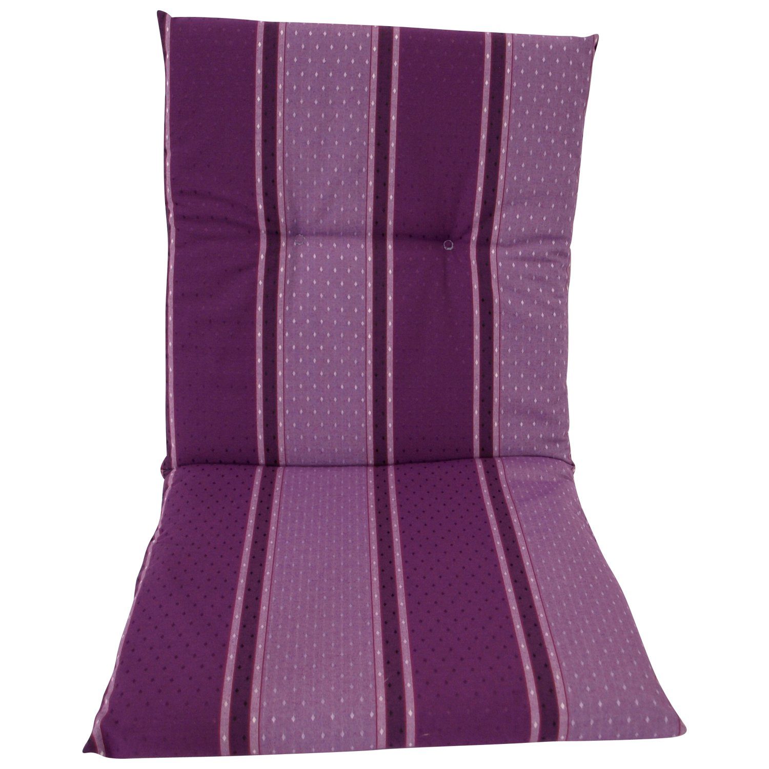 DEGAMO Sesselauflage BERN, (1 48x98cm, gestreift St), violett