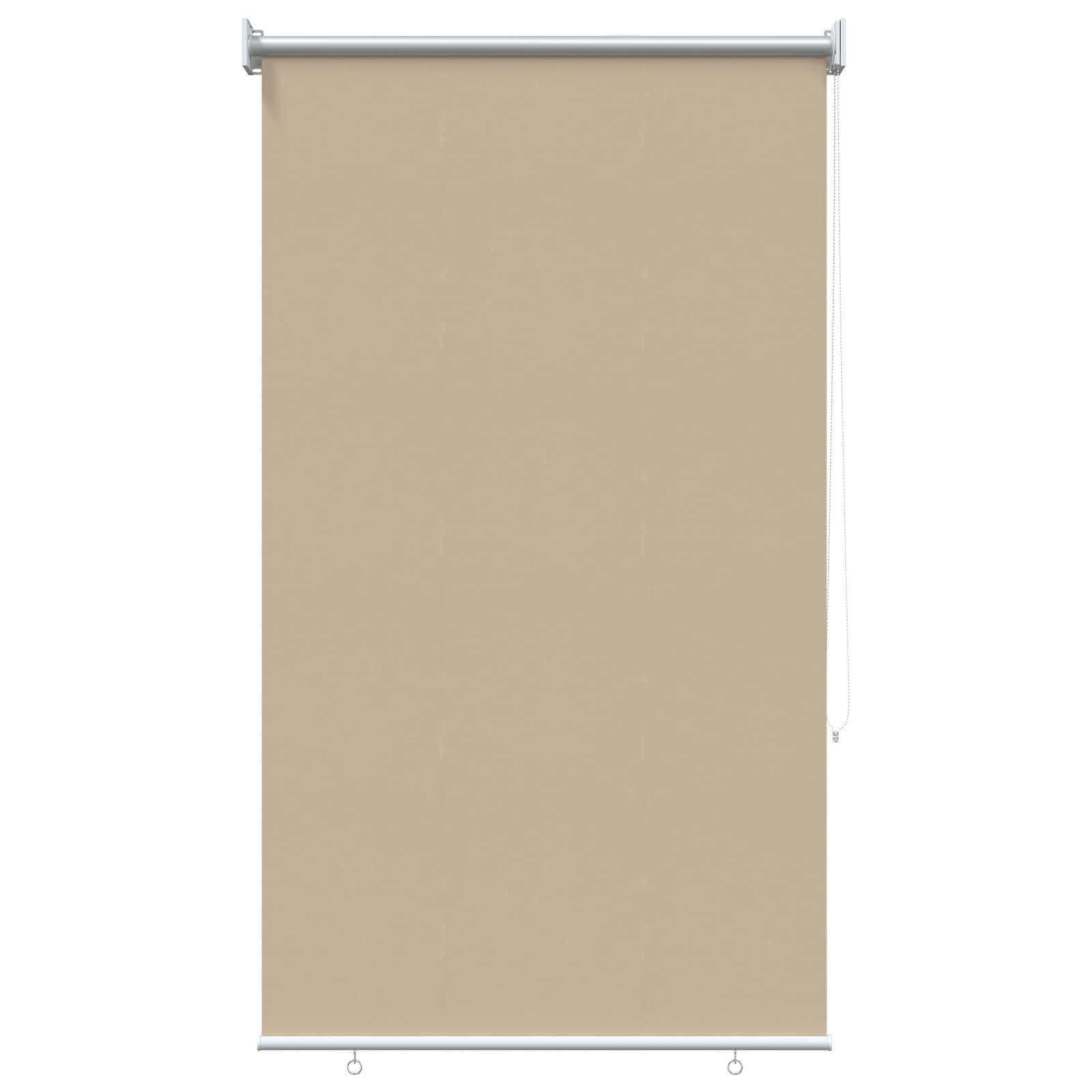 Rollo Außen-Rollos mit UV-Schutz Beige 105 x 140 cm (B x H) Polyester, vidaXL
