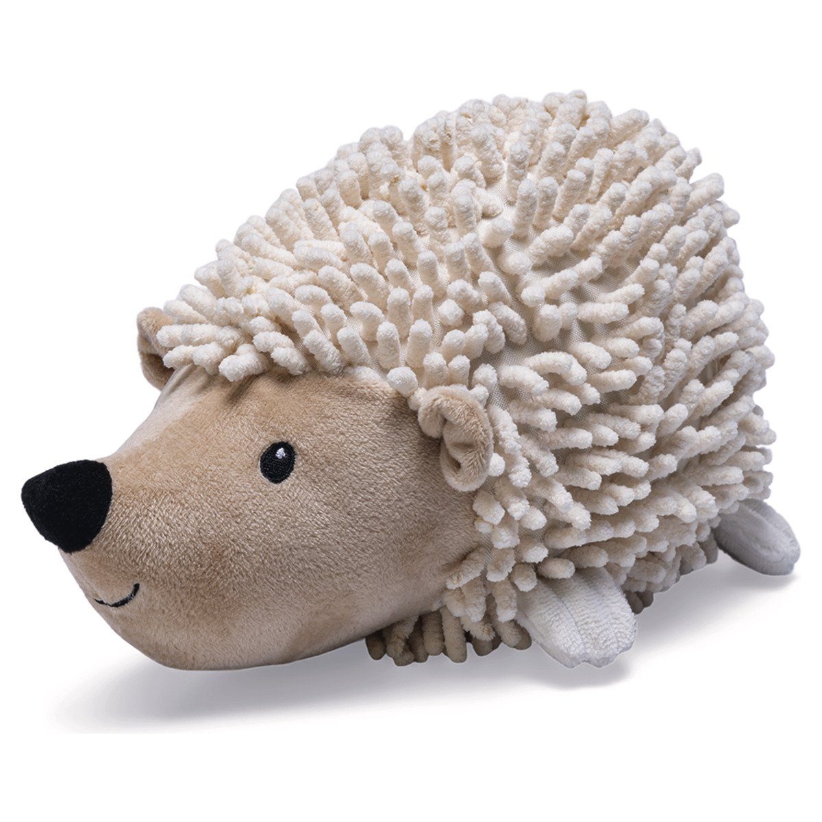 Beeztees Tierkuscheltier Hundespielzeug Eco Igel Ittie beige