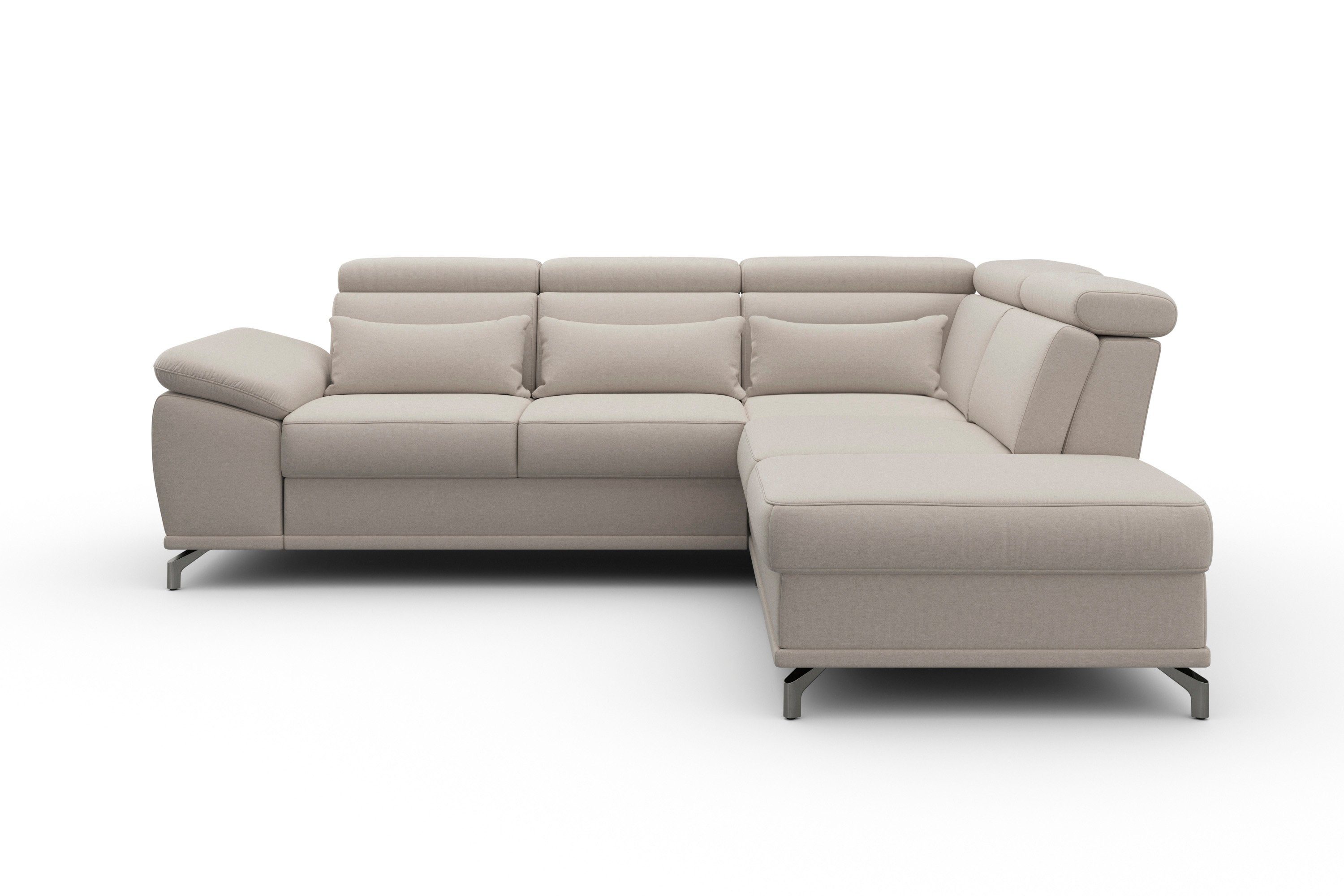 sit&more Ecksofa Cabrio L-Form, mit Sitztiefenverstellung, günstig online kaufen