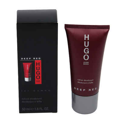 BOSS Eau de Toilette Hugo Boss Deep Red Woman Deodorant Roll on Deo 50ml
