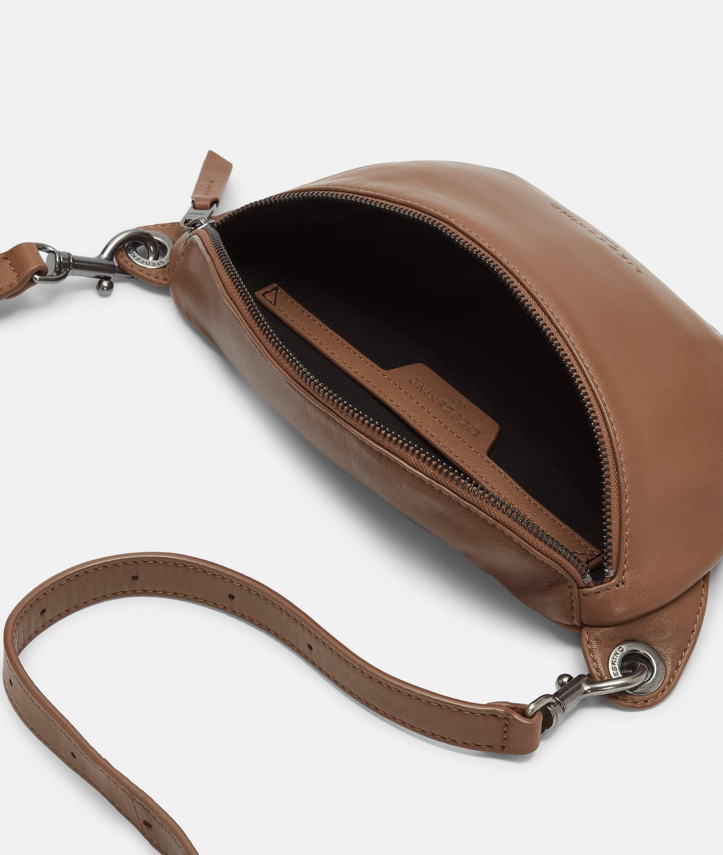 Liebeskind Berlin Gürteltasche Tavia Umhängetasche M, Geräumige Gürteltasche aus Schafsleder