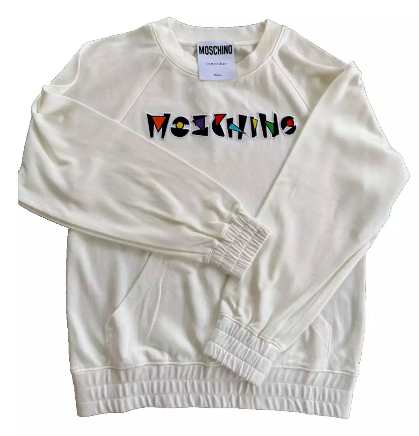Moschino Strickpullover Couture Milano Sweatshirt Pullover günstig online kaufen
