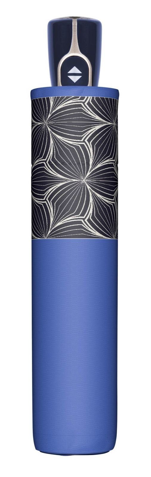 doppler® Taschenregenschirm Fiber Turquoise Viola