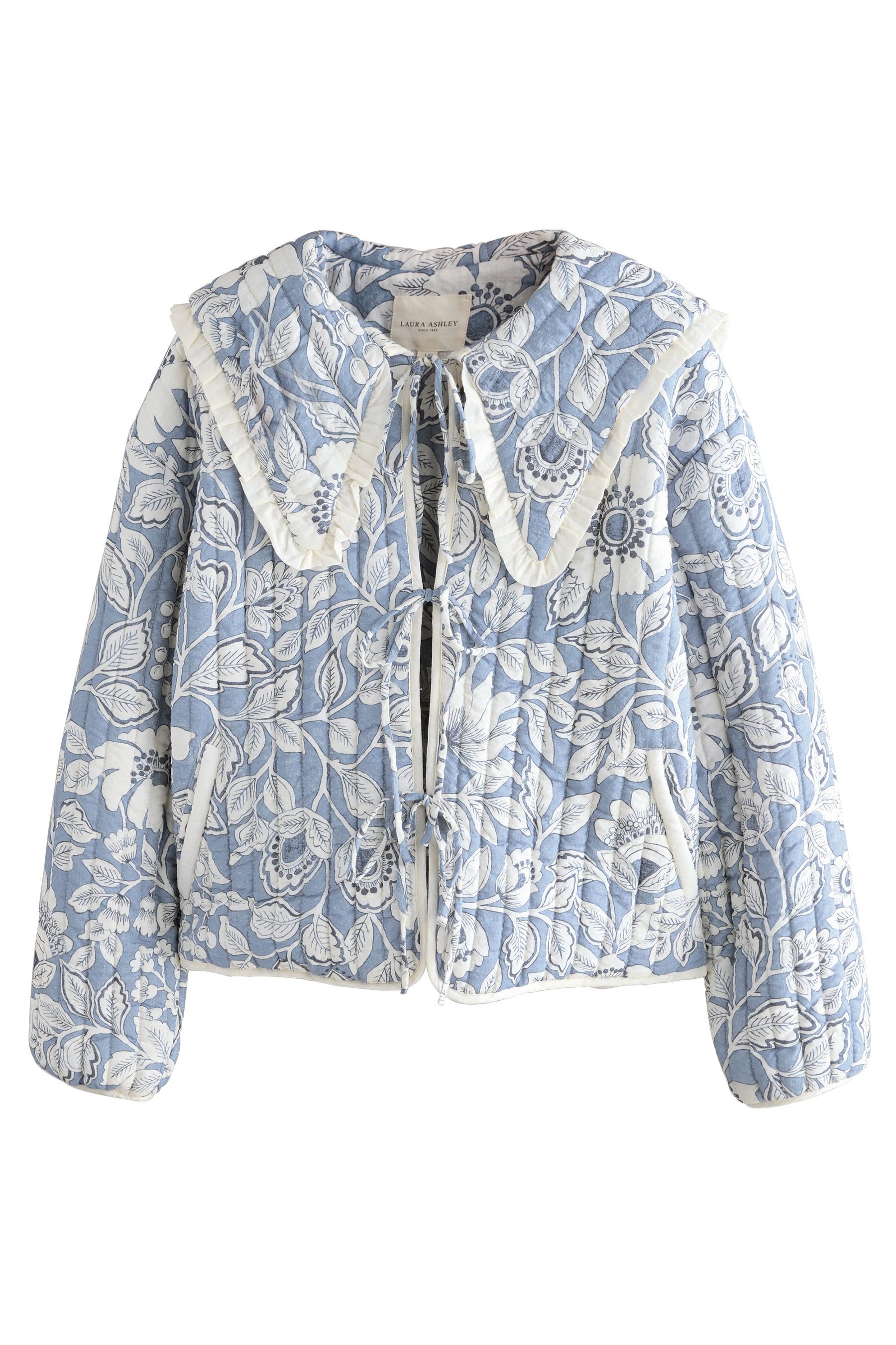 LAURA ASHLEY Steppjacke Laura Ashley gesteppte Jacke mit Kragen (1-St)
