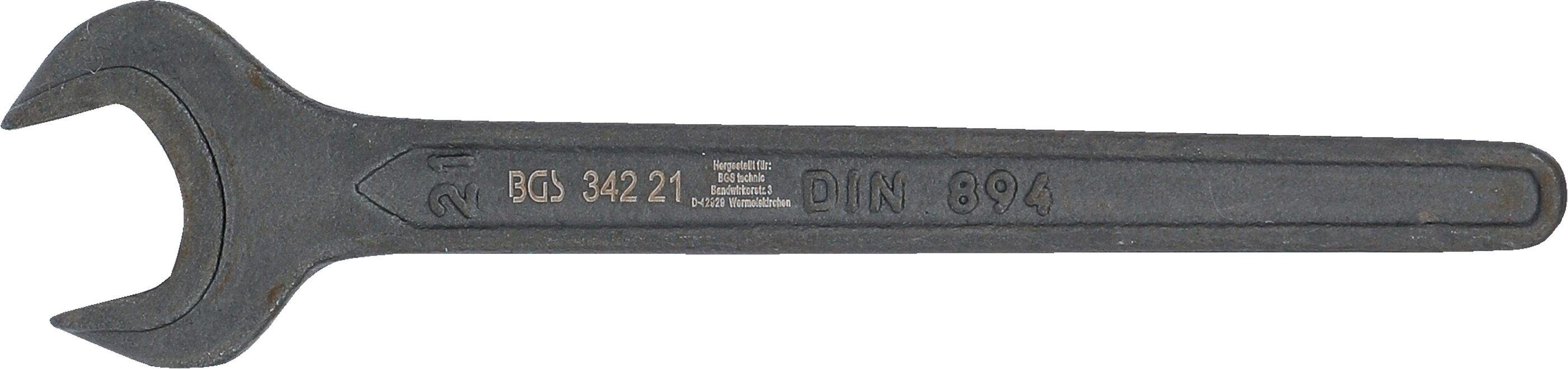 DIN Einmaulschlüssel, 894, Maulschlüssel technic BGS SW mm 21