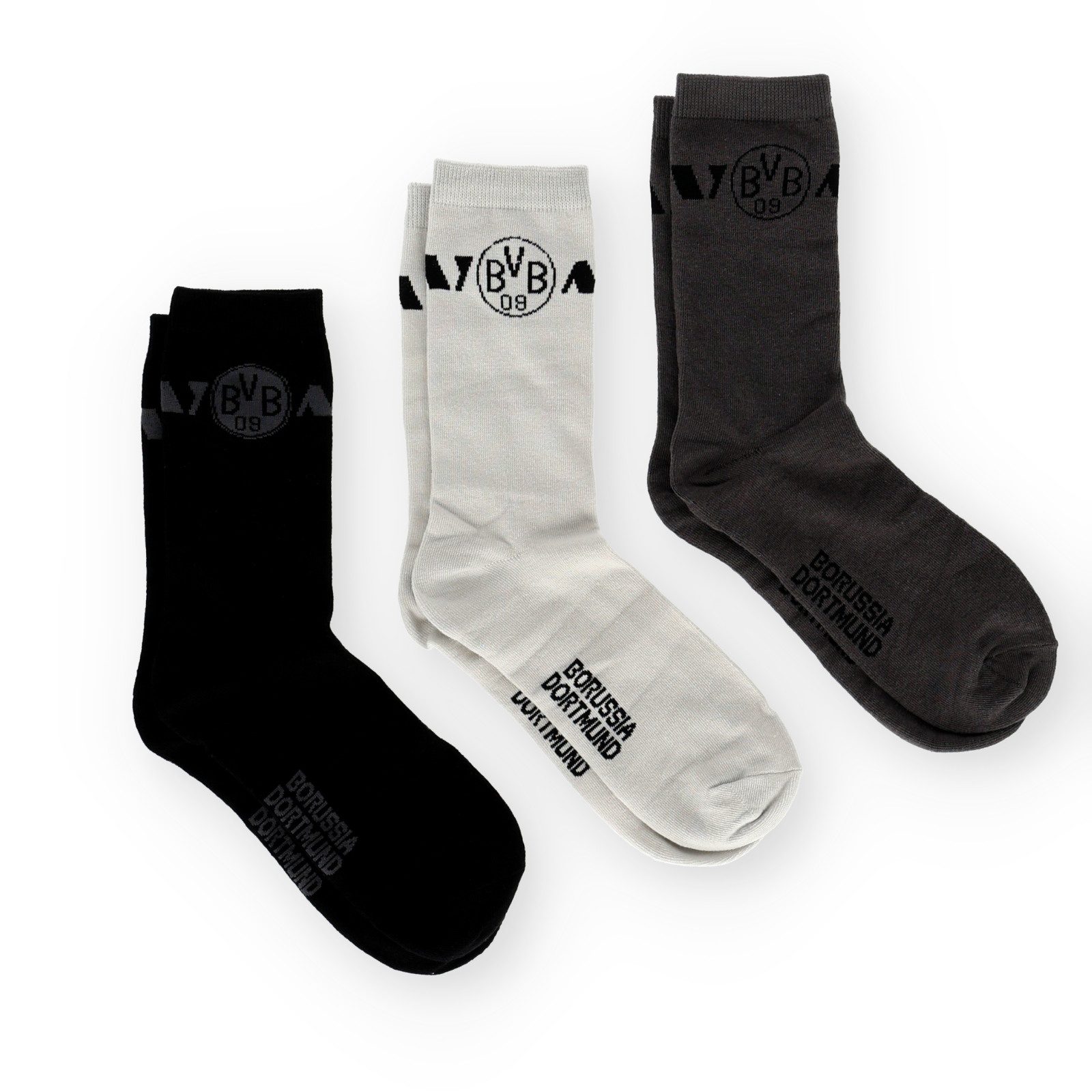BVB Freizeitsocken BVB 3er Socken Geschenkset (3-Paar) günstig online kaufen
