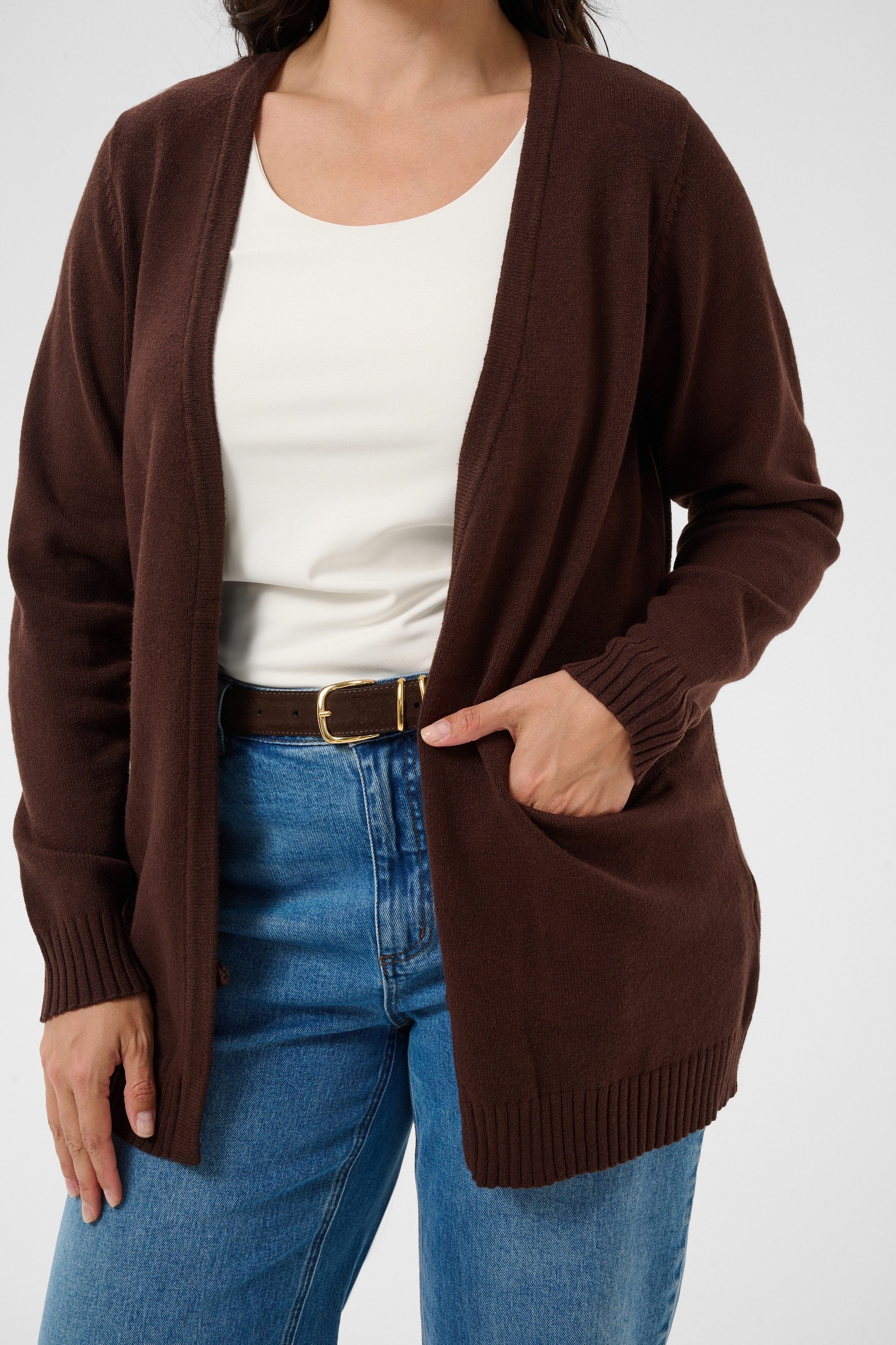 KAFFE Curve Cardigan Strickjacke KCalianna Große Größen – Bild 4 von 5