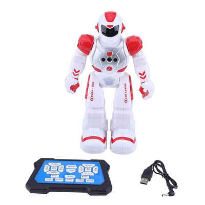 yozhiqu IR-Roboter RC-Roboter mit Gestenerkennung, Singen, Tanzen und leuchtenden Augen, Tanzfunktion,Fernbedienung oder Gestensteuerung, LED-Beleuchtungsaugen