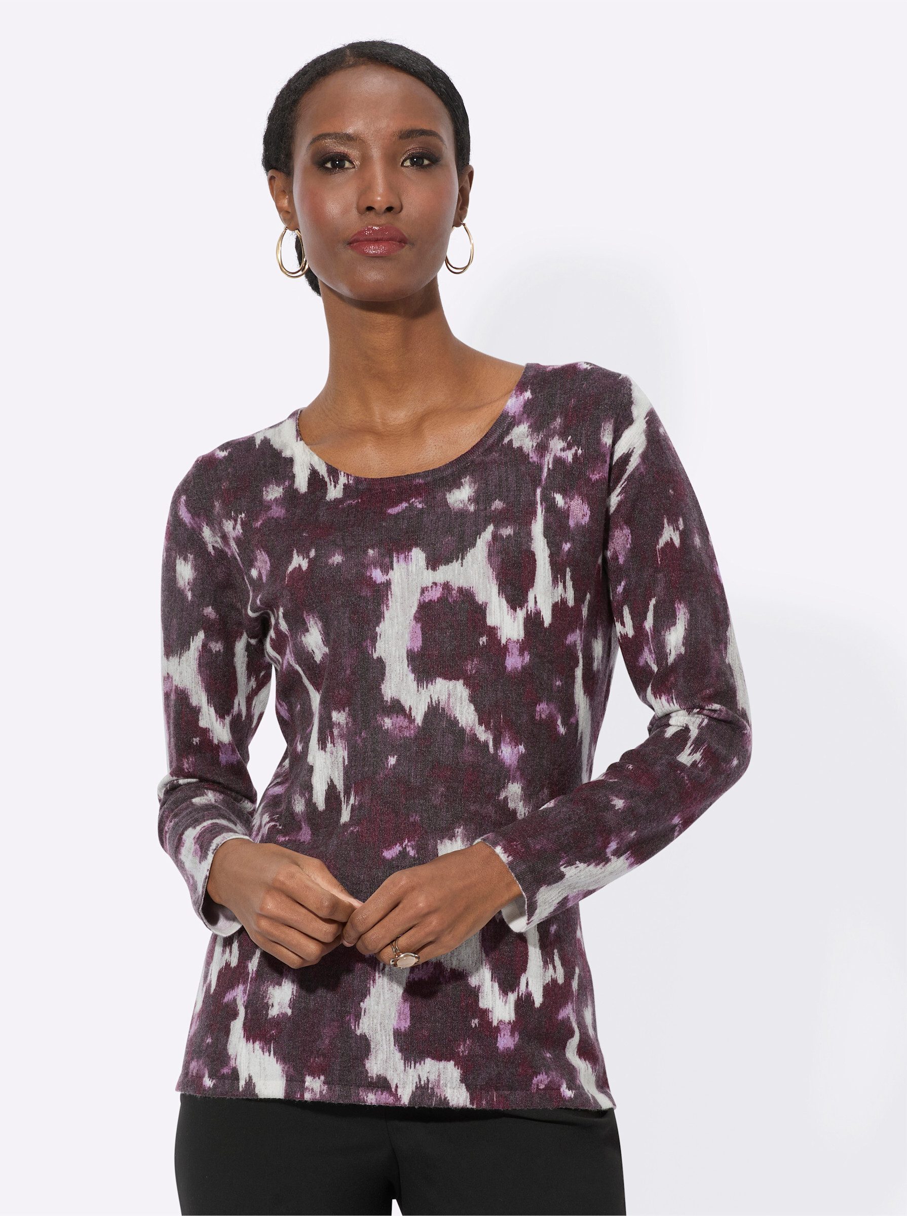 Strickpullover Langarm-Pullover