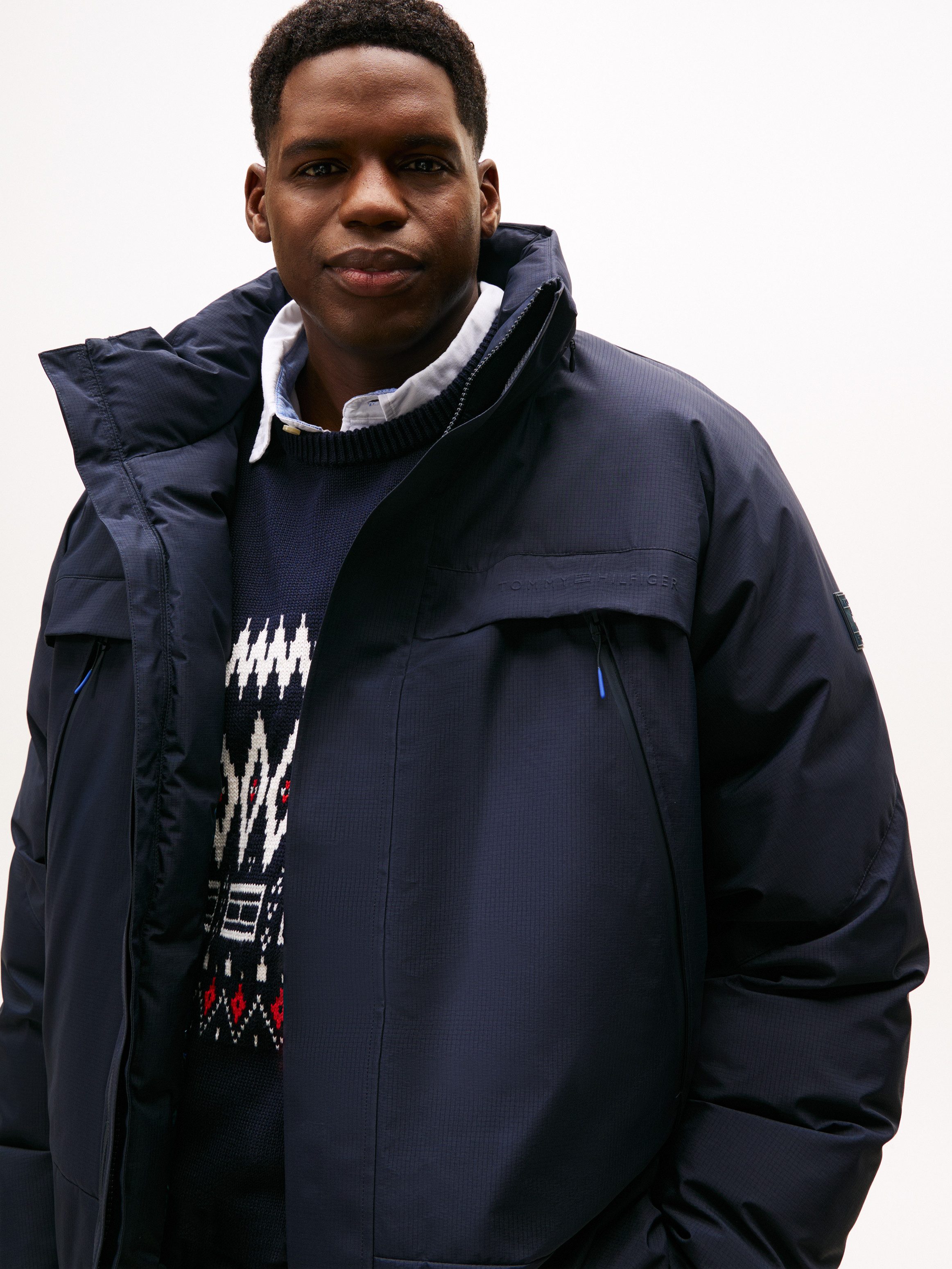 Tommy Hilfiger Big & Tall Funktionsjacke PADDED JACKET Winterjacke, Outdoorjacke, Steppmantel; Große Größen