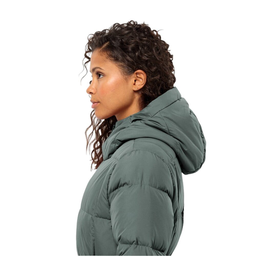 Jack Wolfskin Daunenmantel Frozen Lake Coat 2024 (winddicht, wasserabweisend, atmungsaktiv)