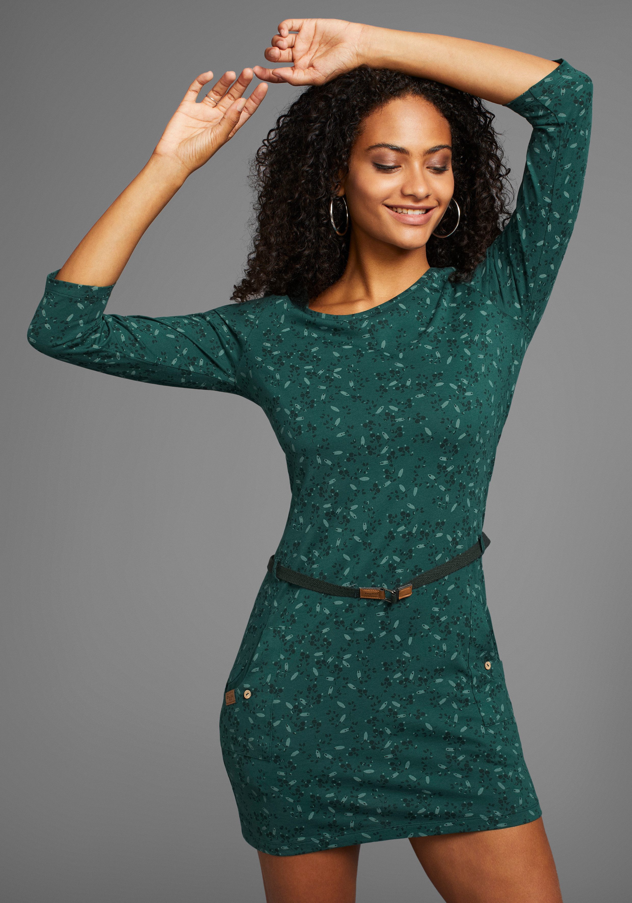 KangaROOS Jerseykleid mit Allover-Print