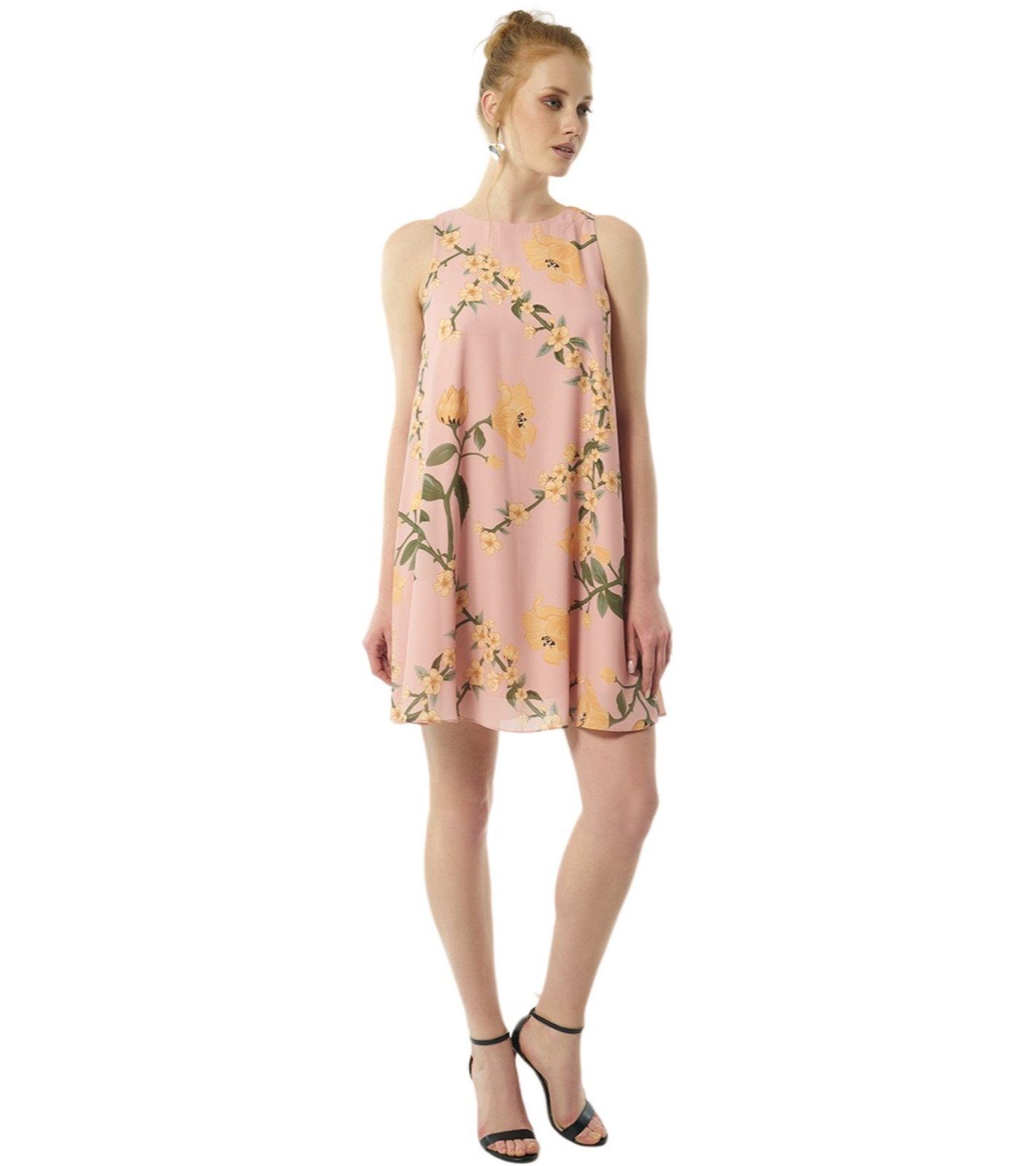 Damen Kleider Auden Cavill Sommerkleid AUDEN CAVILL Damen Mini-Kleid Sommer-Kleidchen Ibisco Ausgeh-Kleid Rosa