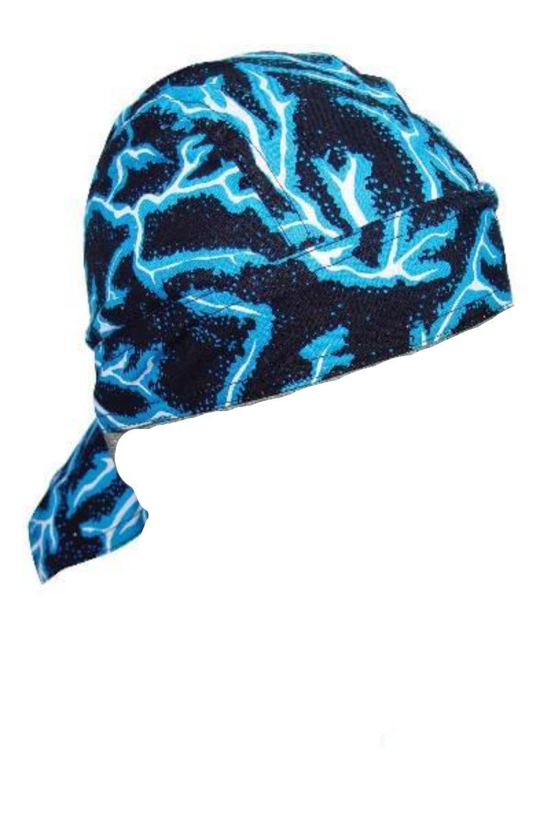 G.Westerleigh Bandana Blue Lightning Bandana Cap Head Bandana Kopftuch Headwrap Do-Rag
