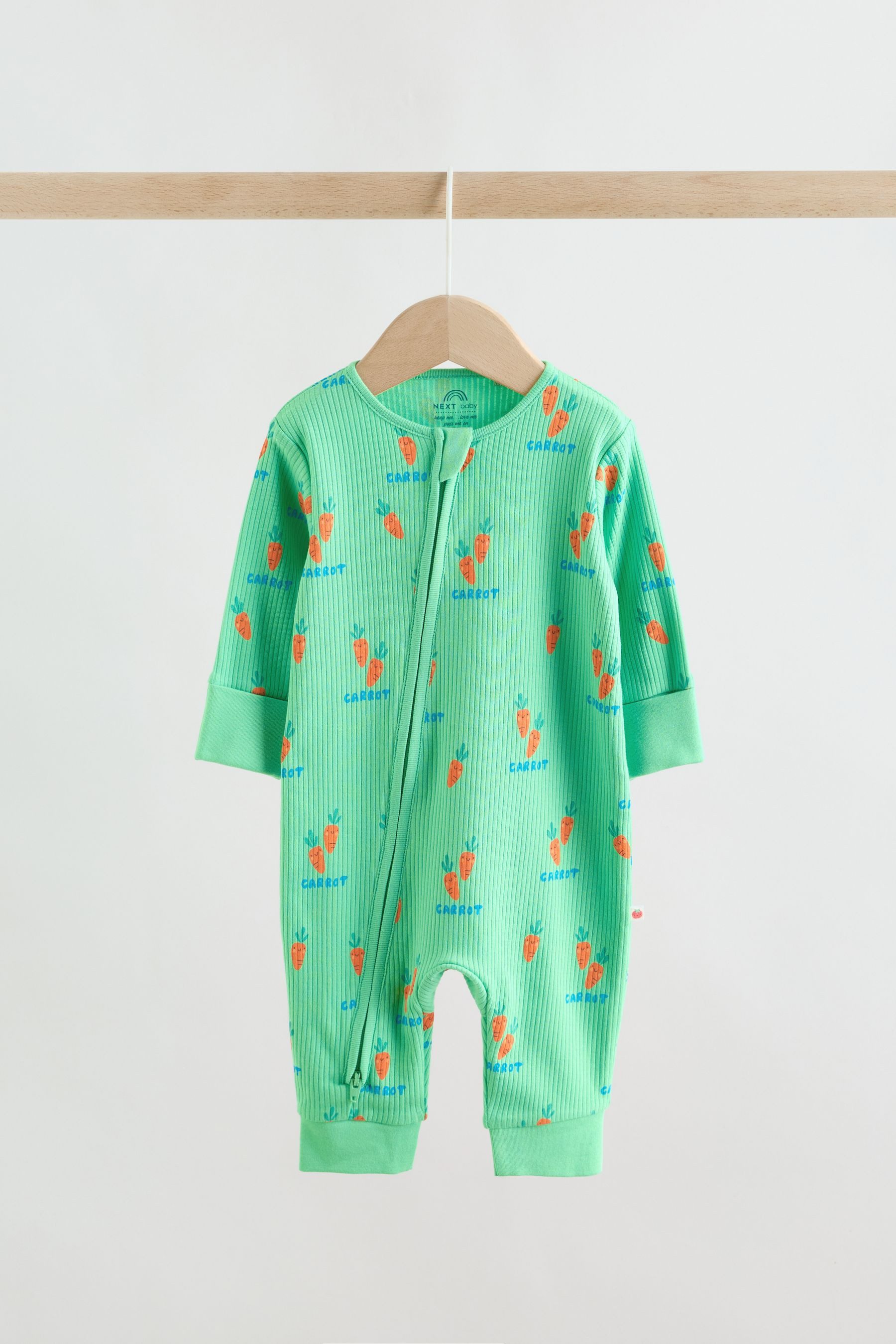 Next Schlafoverall Babyschlafanzüge mit Zweiwege-RV, 3er-Pack (3-tlg) – Bild 5 von 5