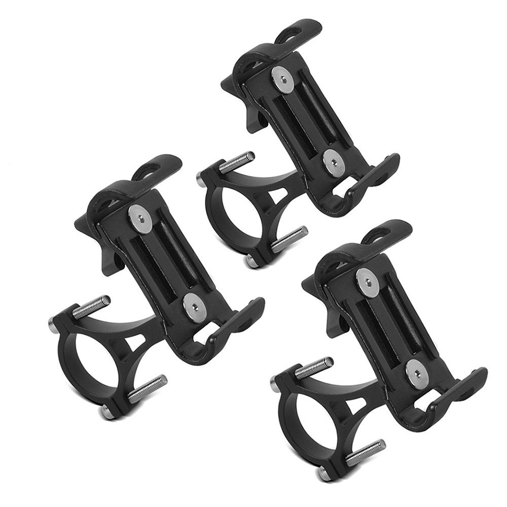 Smartphone-Halterung 3er-Set Motorrad Smartphonehalter SH5 für Lenker Handyhalter Aluminium