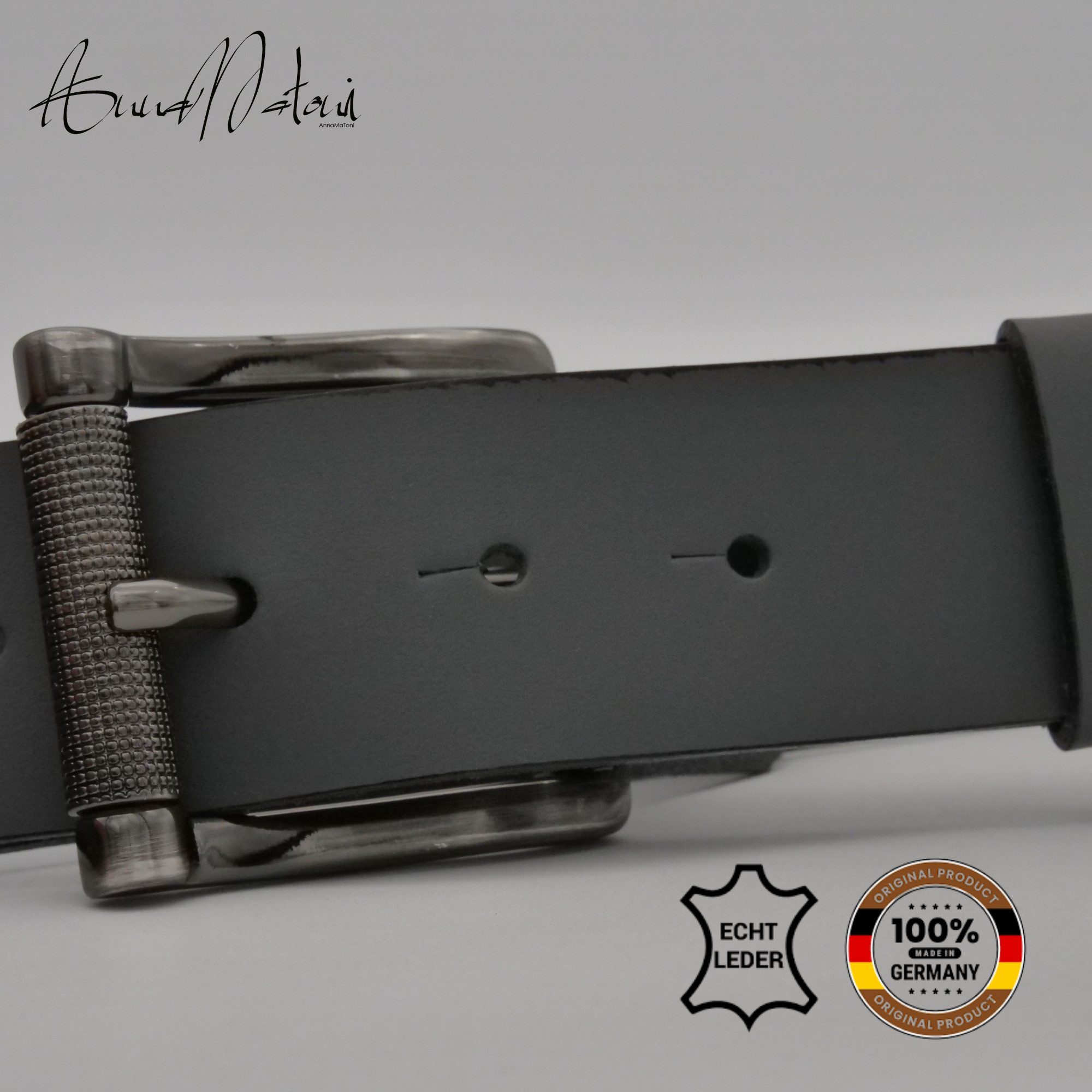 AnnaMatoni Ledergürtel AnnaMatoni Herren Ledergürtel Zeitloses günstig online kaufen