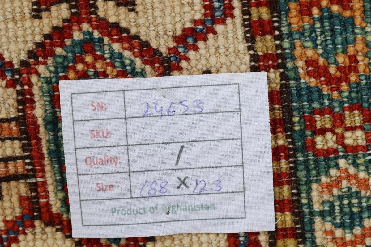 Nain Höhe: Super 123x188 Kazak Trading, 5 mm Handgeknüpfter Orientteppich, rechteckig, Orientteppich