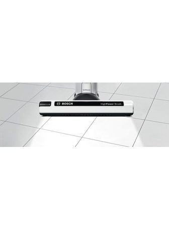 BOSCH Belaidis dulkių siurblys Athlet BCH6ATH25 25.2 V atskirai Higieninis filtras Turbo-Stufe beutellos alle Bodenarten aukštis Saugkraft iki 60 min Laufzeit weiß